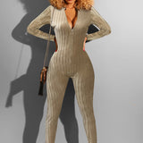 Zipper Jumpsuit outfit