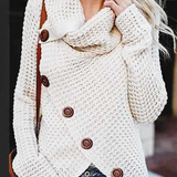 Pullover Button Long Sleeve Sweater