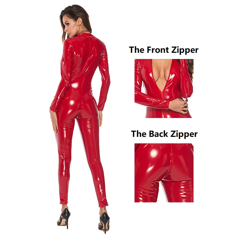 Leather Zipper Pants | Fab Me Grab Me