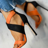 Fashion With Color Matching Sandals