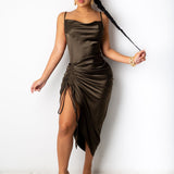 trendy Long Skirt, Bandage, Sling Dress,