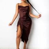 trendy Long Skirt, Bandage, Sling Dress,