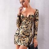 I gotta Go long sleeve low neck line form fitting