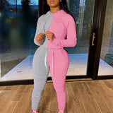 Contrast pleated ladies suit