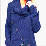 Pullover Button Long Sleeve Sweater