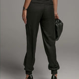 Fashion Simple Solid Color Tunic Pants