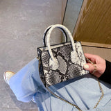 PU Leather Handbags Chain Shoulder