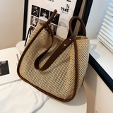 Personalized Contrast Color Summer Commuter Bag Shoulder Weave