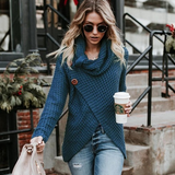 Pullover Button Long Sleeve Sweater