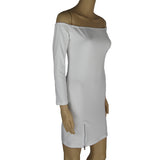 Black and white long sleeve skirt