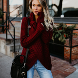 Pullover Button Long Sleeve Sweater