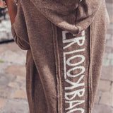 Hooded Cardigan Knitted Sweater Jacket