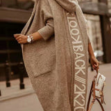 Hooded Cardigan Knitted Sweater Jacket