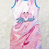 Miami Life Jersey Dress (Curvy Sizes)