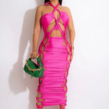 Back to the Basics Bandage Midi Dress