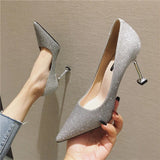Gradient Pointed Stiletto High Heels