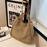 Personalized Contrast Color Summer Commuter Bag Shoulder Weave