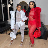 Hooded Faux Fashion Coats And Jackets