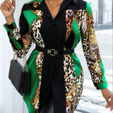 Shoreditch Long Sleeve Multicolor Shirt (Curvy Sizes)