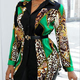 Shoreditch Long Sleeve Multicolor Shirt (Curvy Sizes)