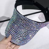 Rhinestone Visor caps