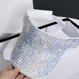 Rhinestone Visor caps