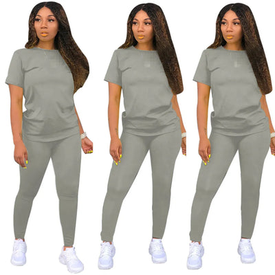 two piece set tracksuit fall clothes