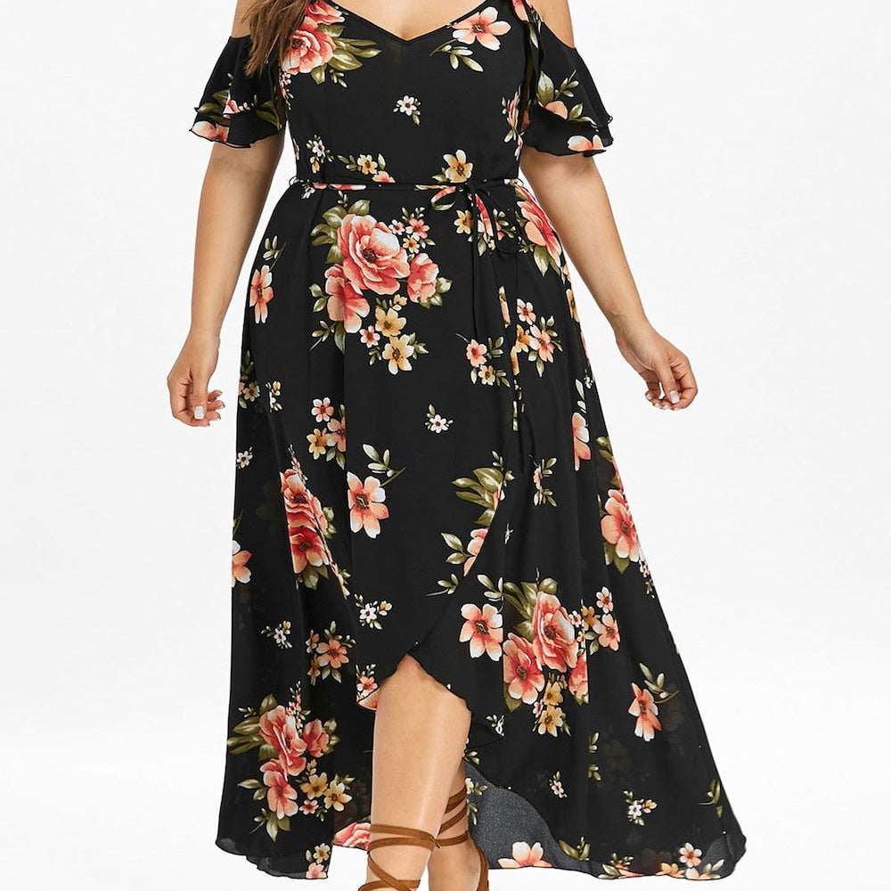 Meridith Off Shoulder Dress (Curvy Sizes)
