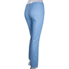 light blue stretch denim pants  bell bottom flare pants