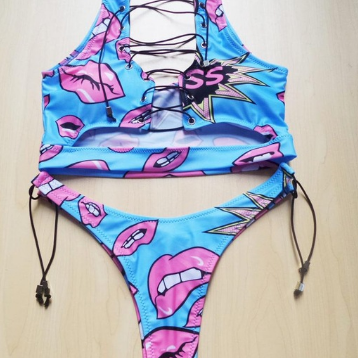 Pineapple  They Was Not Ready Bikini i set