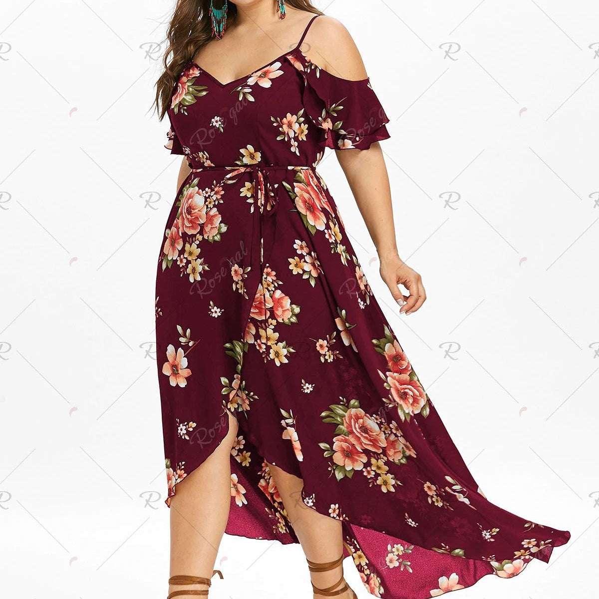 Meridith Off Shoulder Dress (Curvy Sizes)