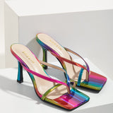 Stiletto high heels fashion color sandals women