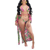 Punta Cana 3pc Bikini Set w/ Cover Up (Curvy Sizes)