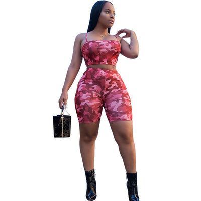 No Limit Girl 2pc Biker Short Set (Curvy Sizes)