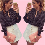HEY Girlfriend Polka Dot Blouse