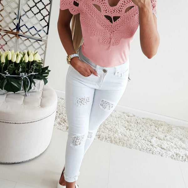 Lace  blouse