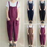 Village Artisan Cotton Overalls (Curvy Sizes)