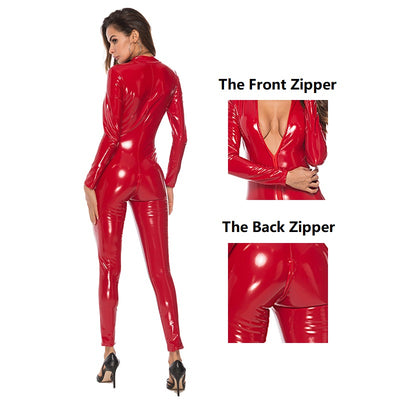 Leather Zipper Pants | Fab Me Grab Me