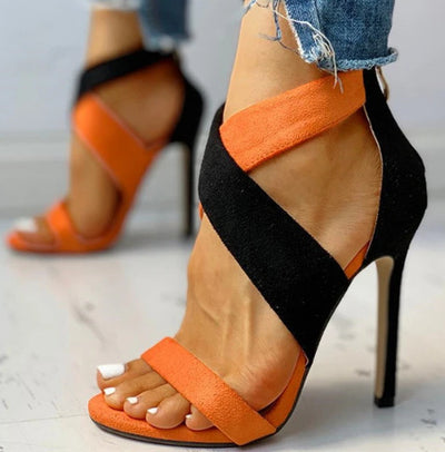 Fashion With Color Matching Sandals