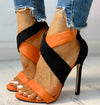 Fashion With Color Matching Sandals