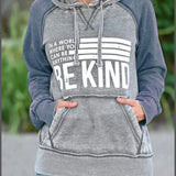 Ladies Hoodie with Printed Letters