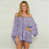 Social Butterfly Floral Romper