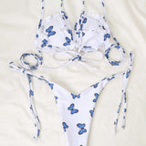 Butterfly Print Bikini