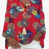 Curvy  V Neck Shirt