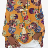 Curvy  V Neck Shirt