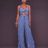 Striped  Jumpsuit