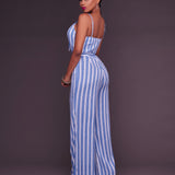 Striped  Jumpsuit