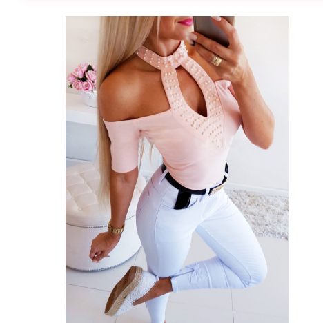Women's short sleeve blouse