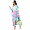 Two-piece Long-sleeved Printed Jacket Cloak And Leggings