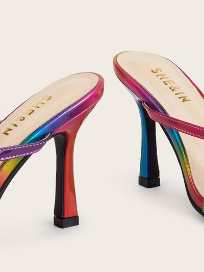 Stiletto high heels fashion color sandals women